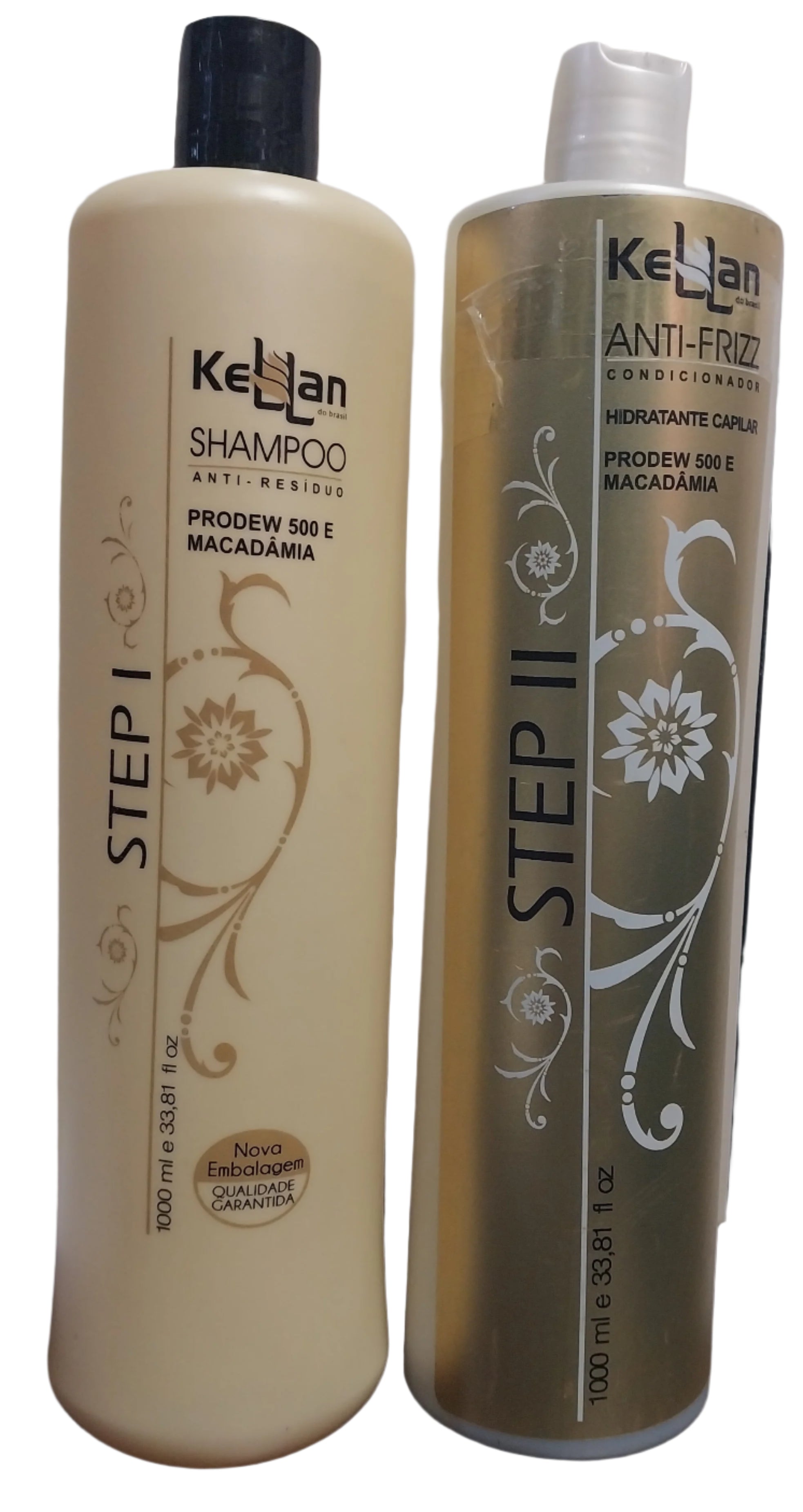 إعادة هيكلة فرشاة الشعر التقدمية smothing kufferening kit 2x1l - كيلان