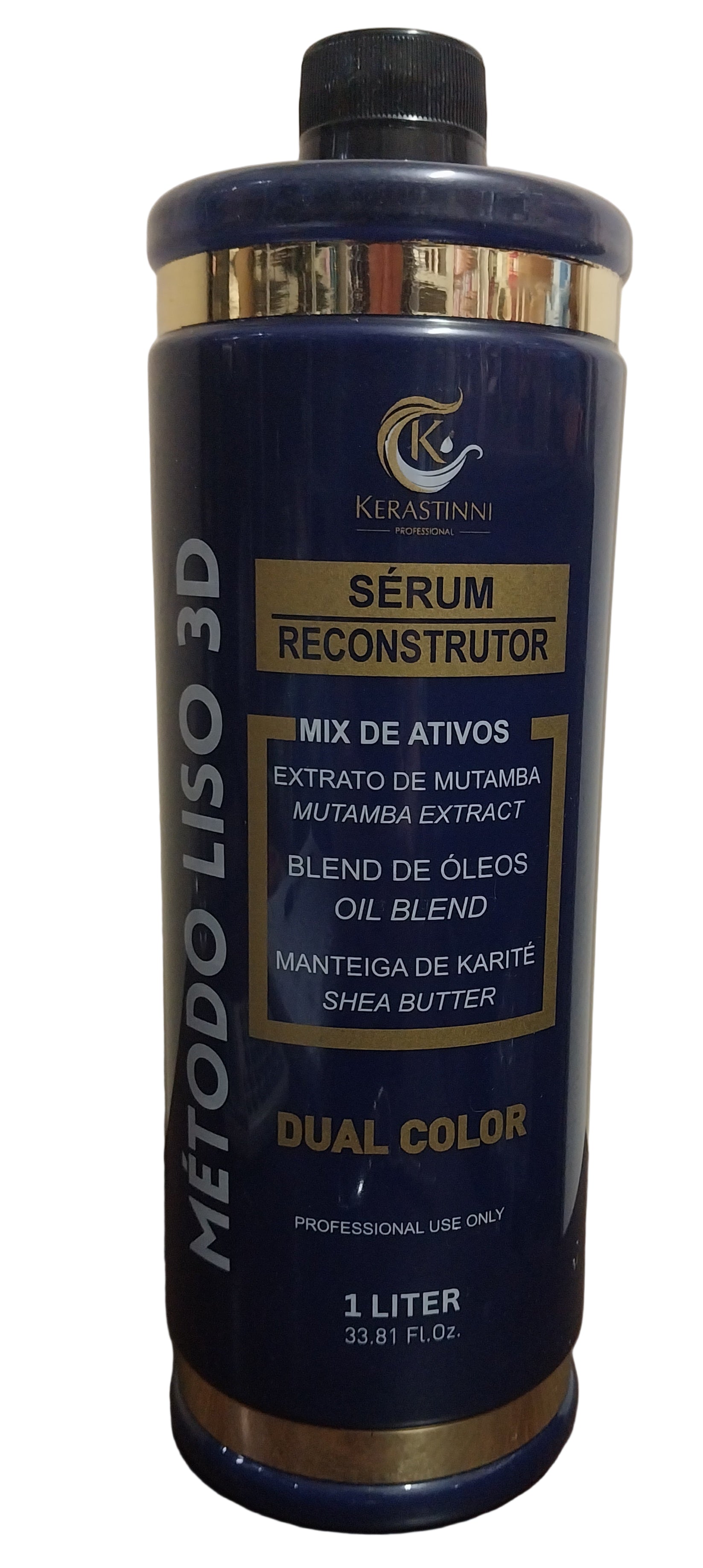 3D Smooth Hair Progressive Brush Thermal Realignment Gloss 1L Kerastinni