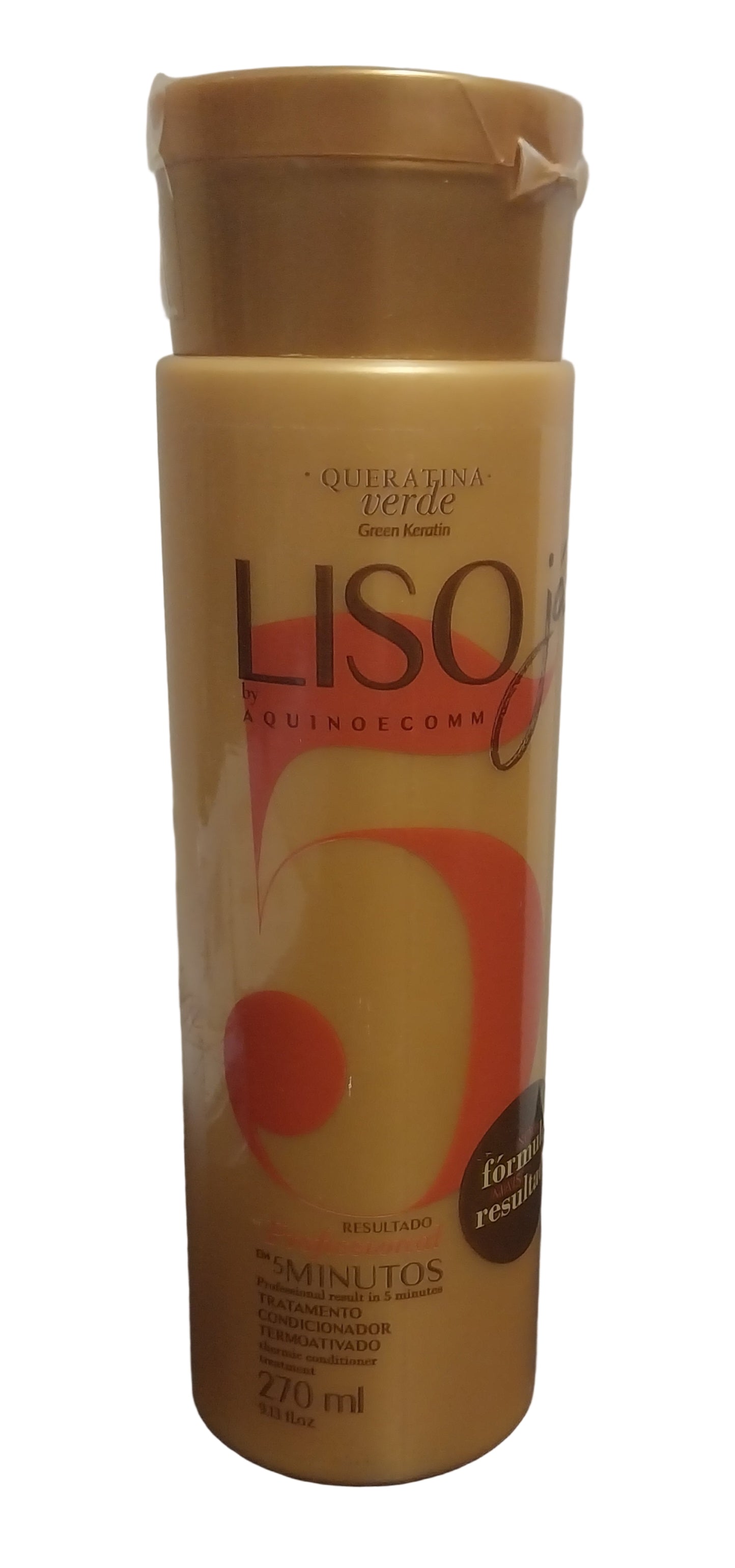 Gold Shower Progressive Brush Hair Straightening Alignment 270ml Liso Ja