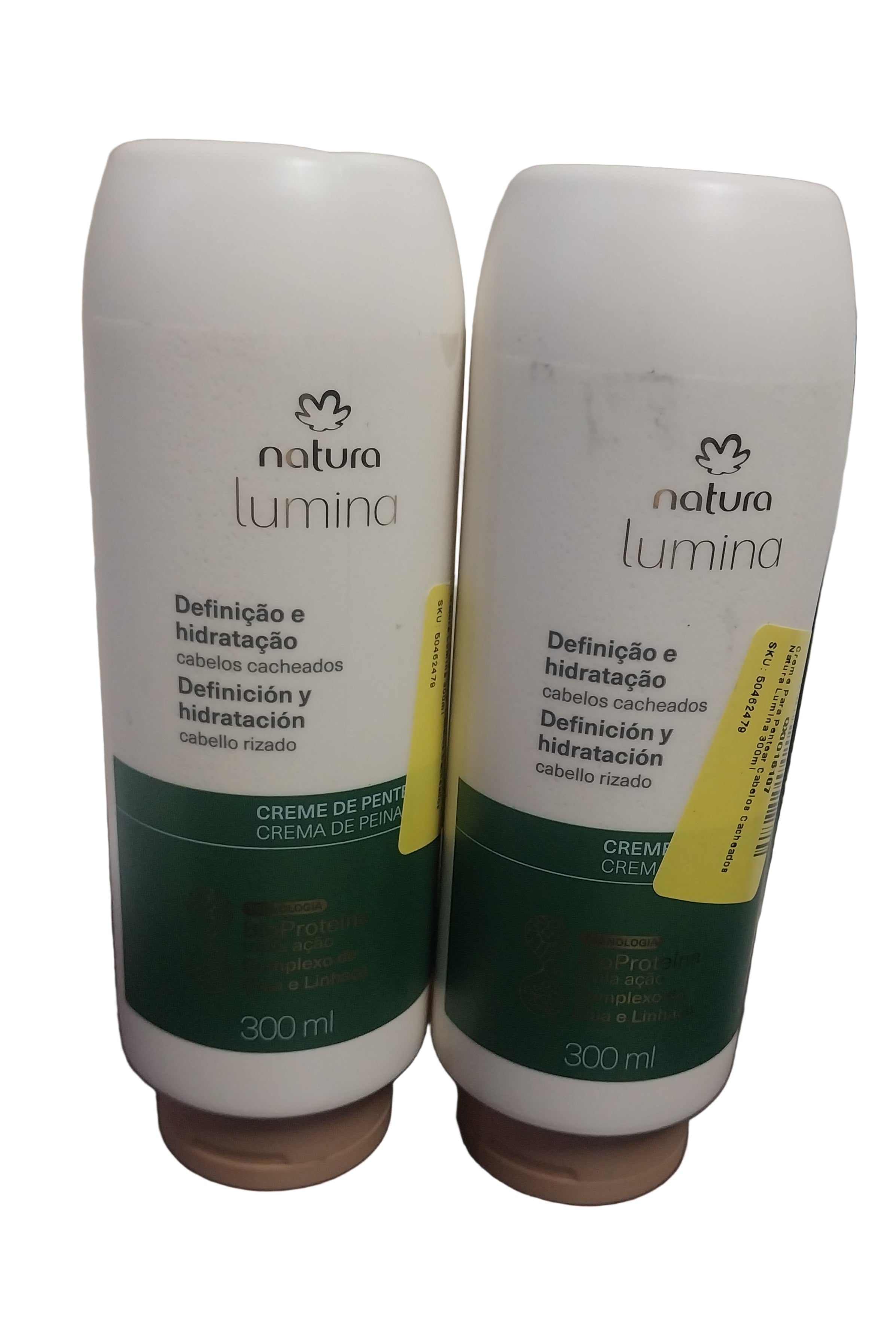 Natura LUMINA Kit Cabelos Cacheados Com / Kit Shampooing Cheveux Bouclés Avec Recharge