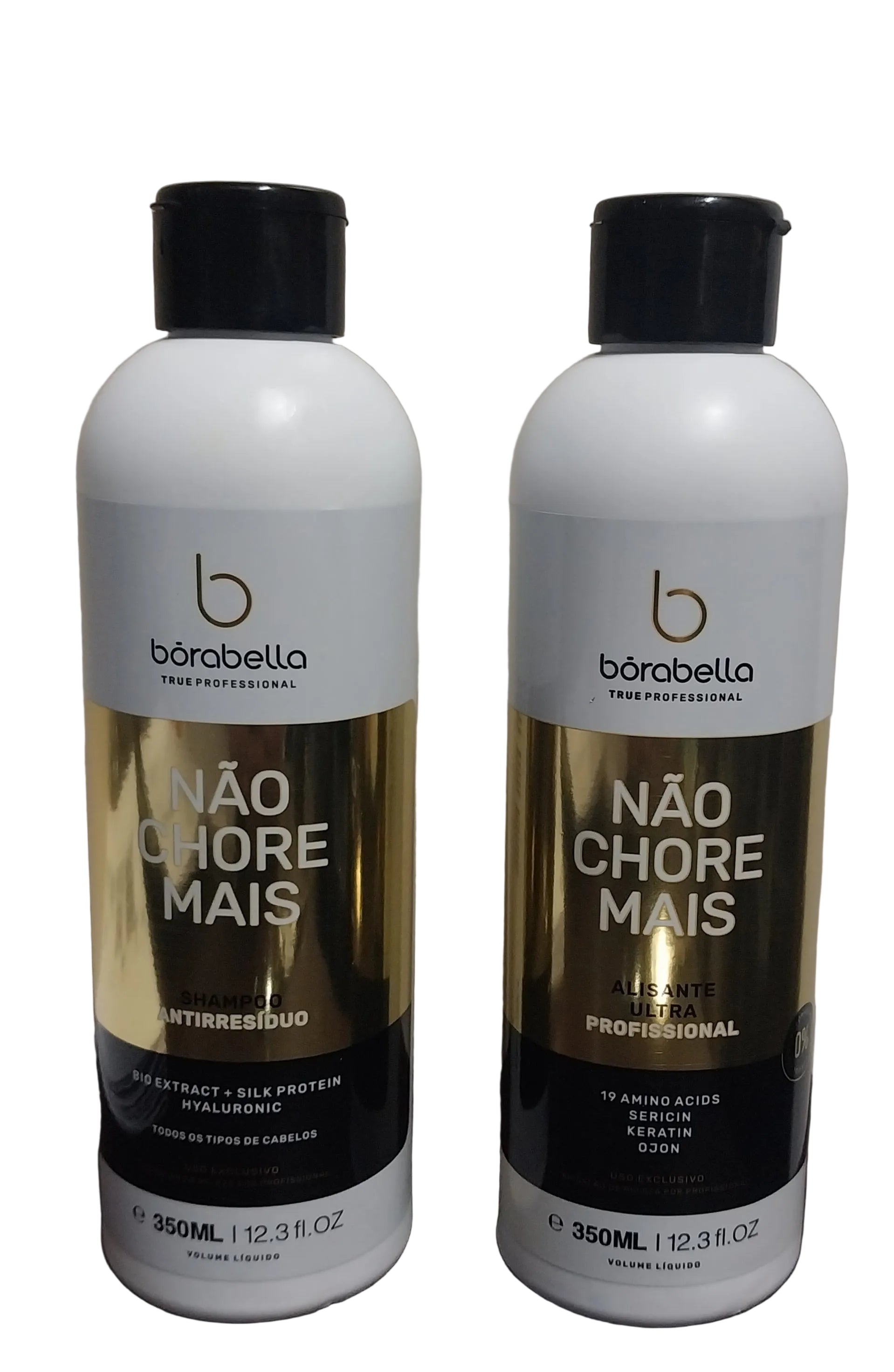 Nao Chore Mais No More Crying Progressive Hair Treatment 2x350ml - Borabella