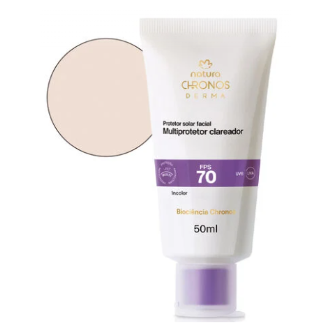 Chronos Derma SPF 70 Dark Spot Correcting Sunscreen 50ml Natura