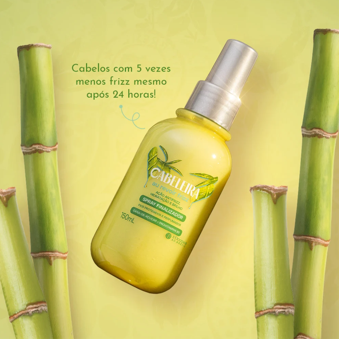 Au Revoir Frizz Smoothing Finishing Spray Hair Finisher 150ml L'occitane
