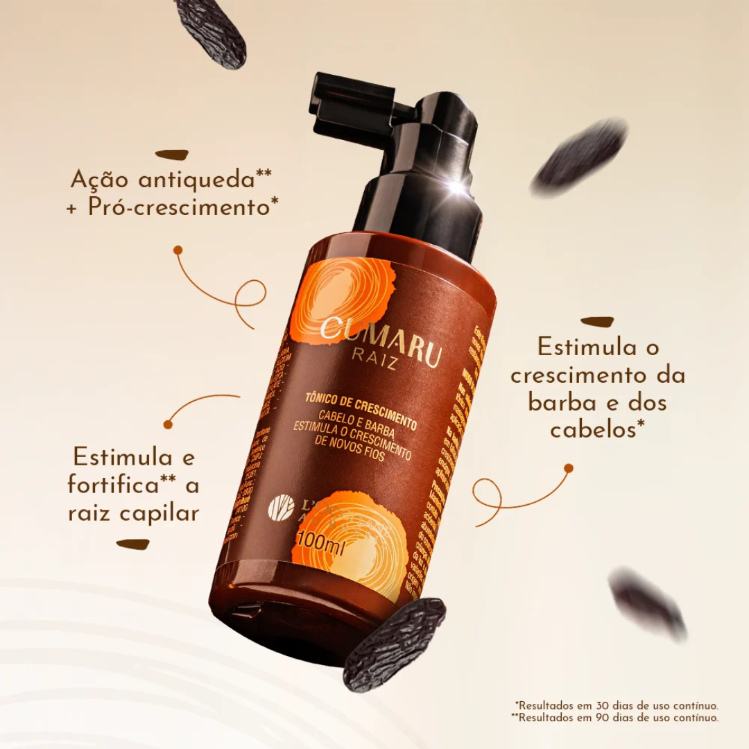 Cumaru Raiz Hair & Beard Growth Tonic Treatment 100ml L'occitane
