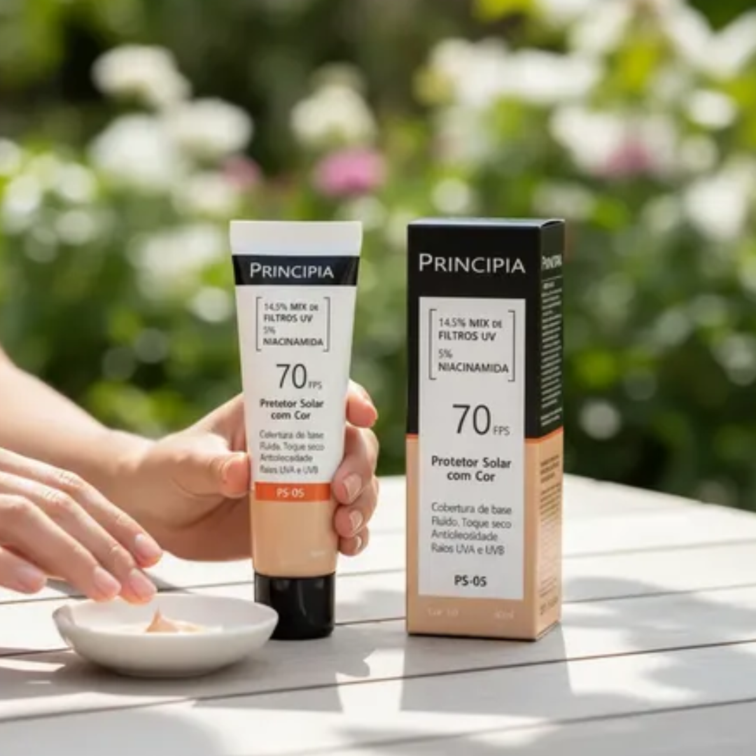Tinted Facial Sunscreen SPF 70 PS-05 Shade 1 Skin Care 30ml Principia