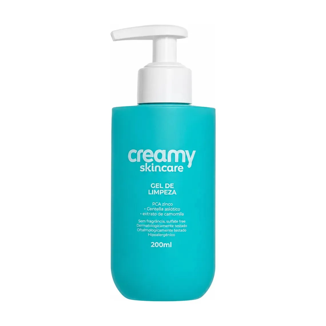 Creamy Skincare Facial Cleansing Gel Oil Control Cleanser 200ml Creamy