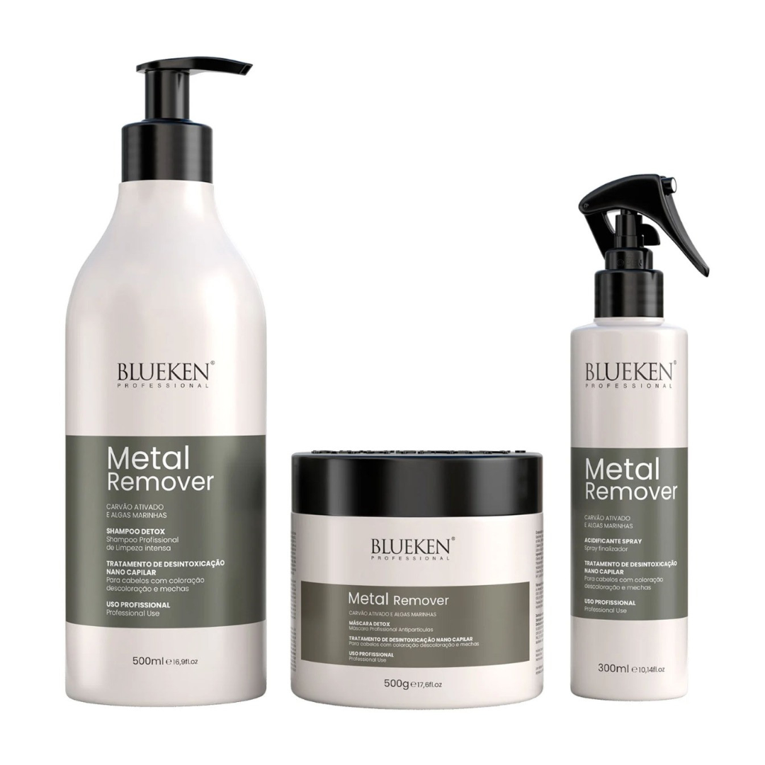 Mateis Pesados Metal Remover Hair Heavy Metals Removal Kit Blueken / Blueon