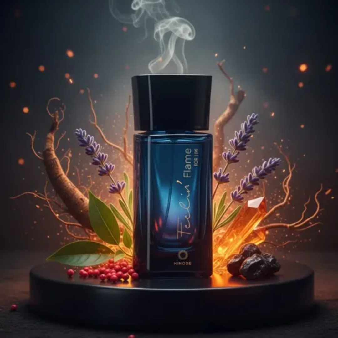 Feelin' Flame For Him Deo Cologne Oriental Woody Fragrance 100ml Hinode