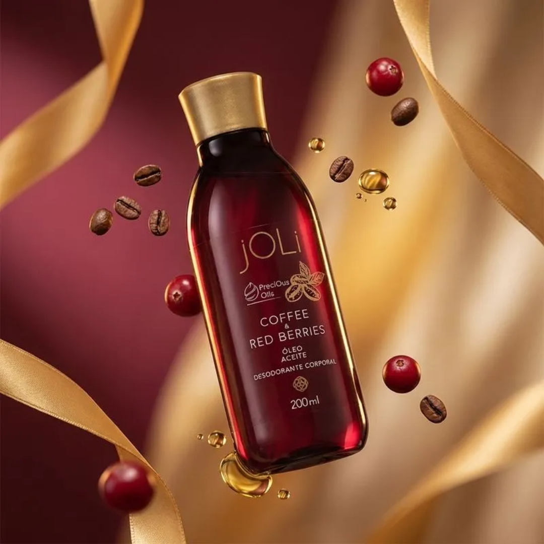 Joli Coffee & Red Berries Deodorant Body Oil Sweet Gourmand 200ml Hinode