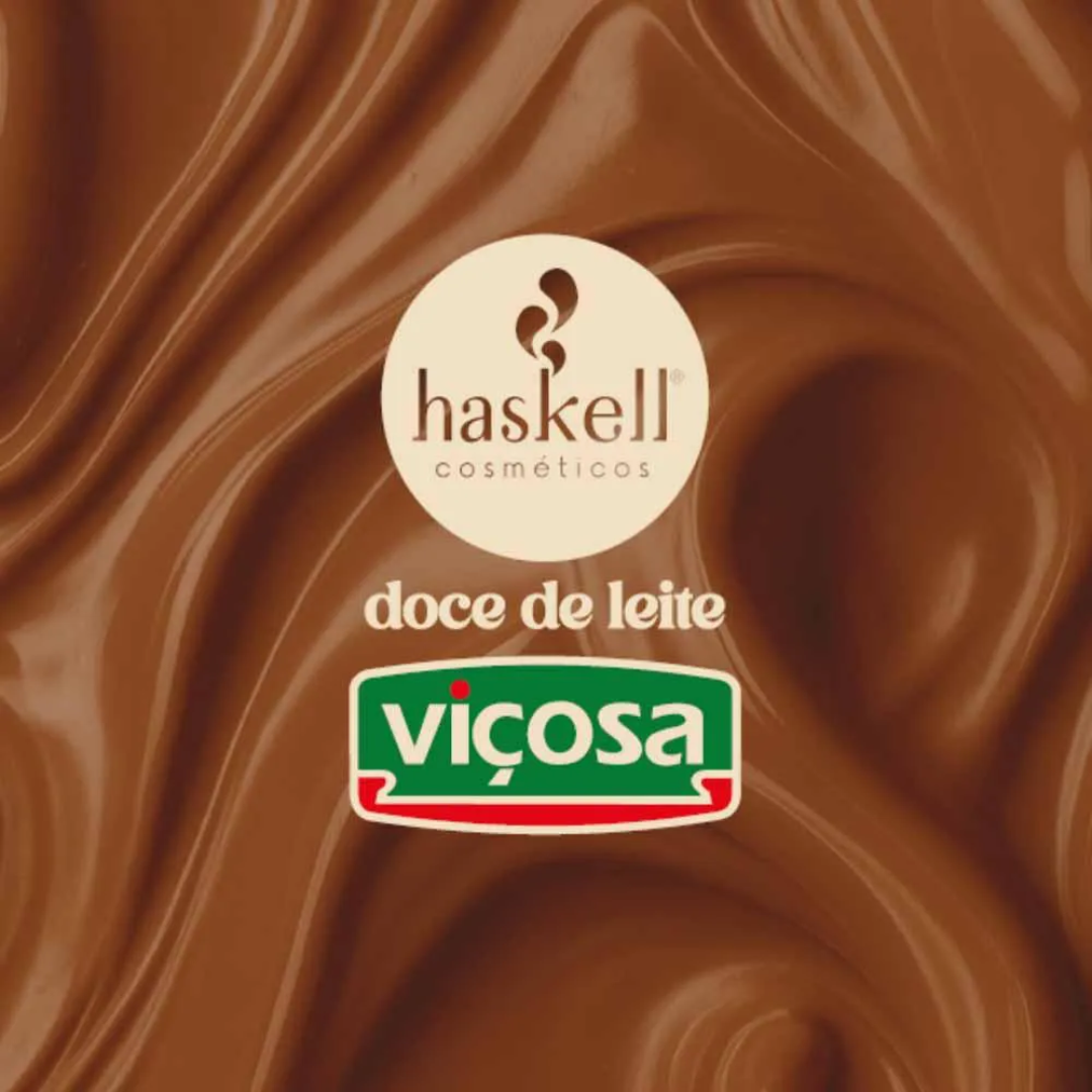 Viçosa Doce de Leite Sweet Milk Lip Balm Glossy Finish 10g Haskell