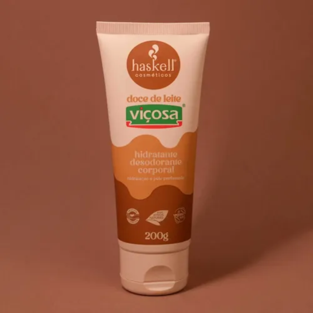 Viçosa Doce de Leite Hair & Body Splash + Lotion Set Kit Haskell