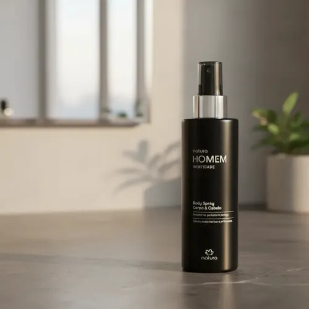 Homem Identidad Men's Woody Fruity Body Splash Spray 200ml Natura