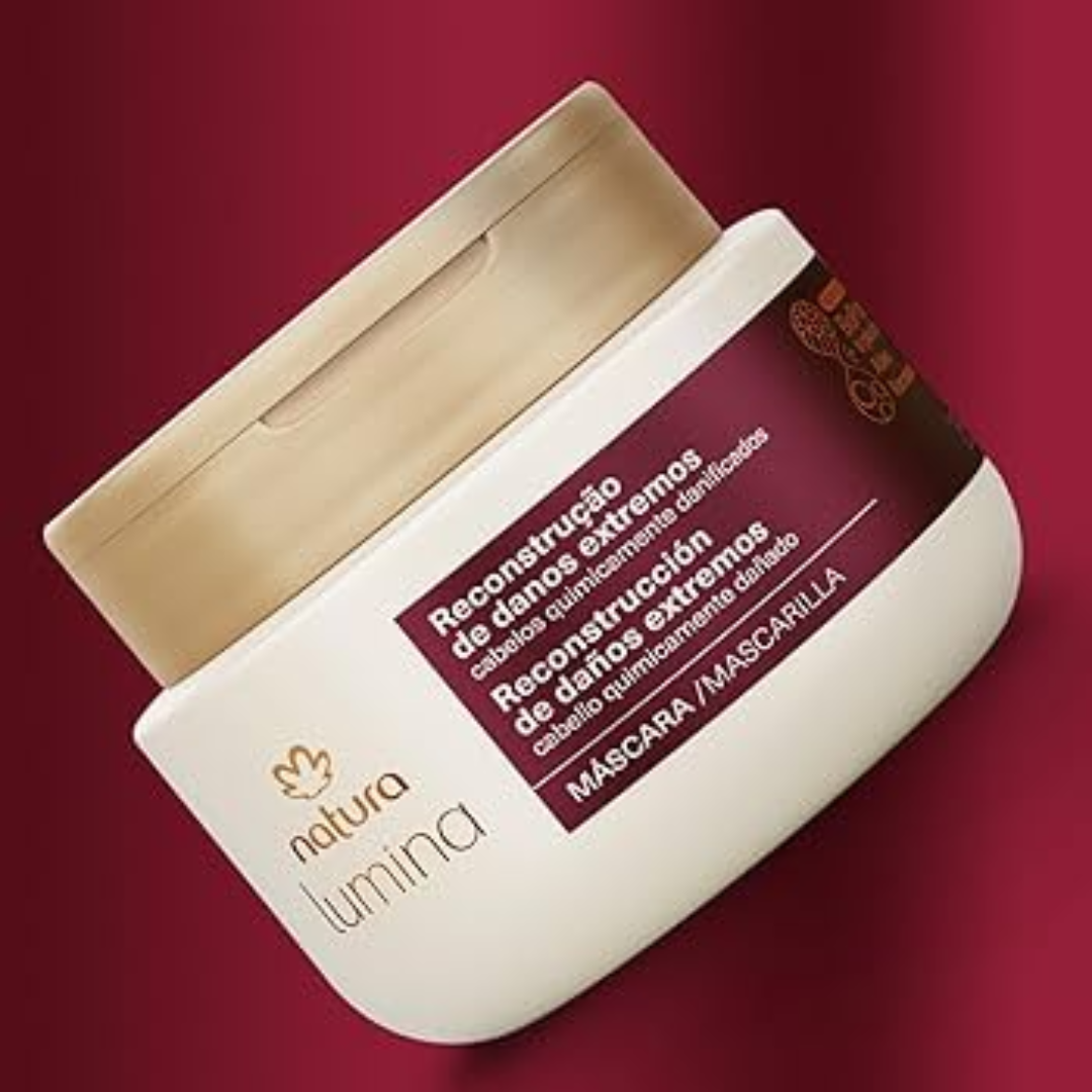 Lumina Reconstrução de Danos Hair Mask Damage Repair 250ml Natura