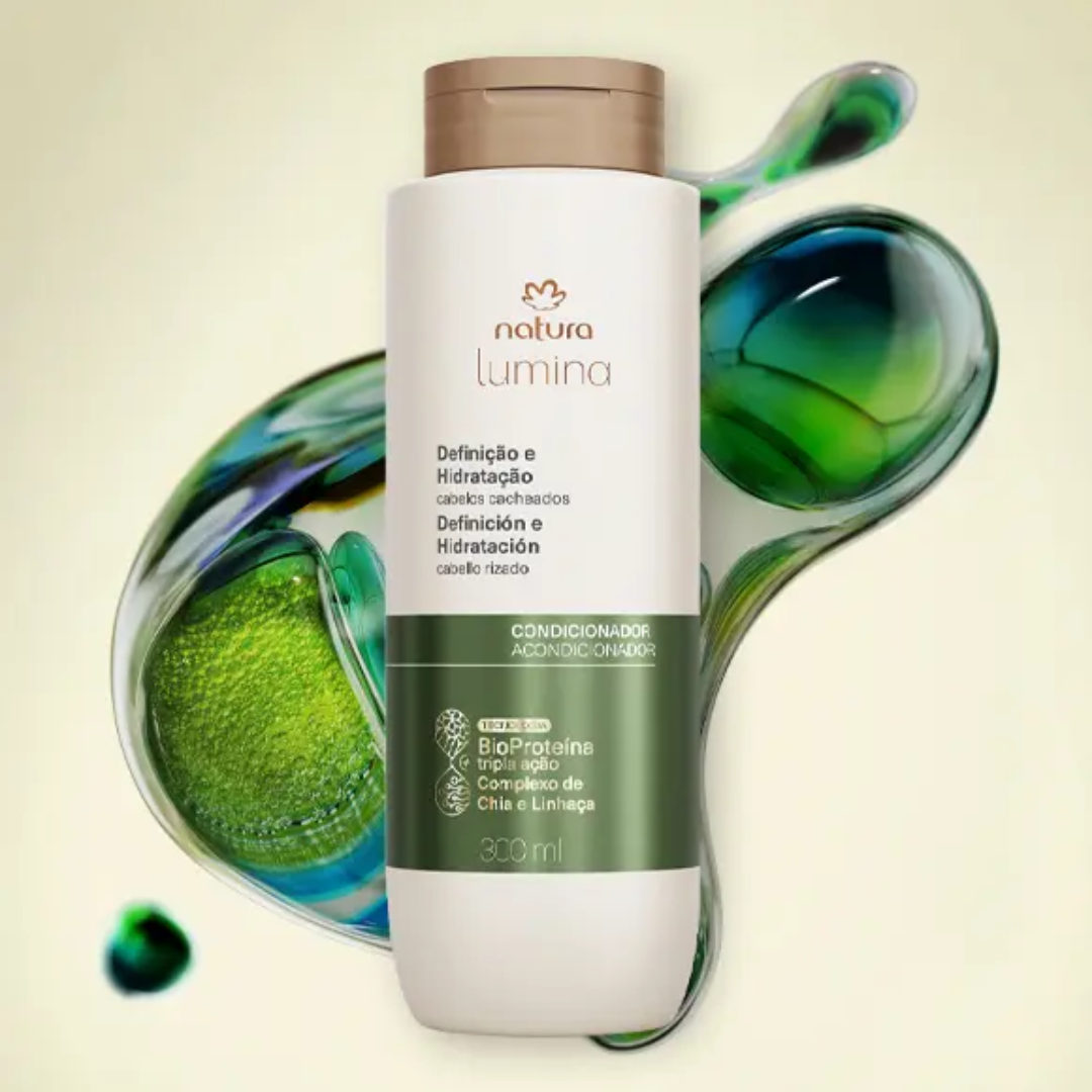 Lumina Antioleosidade Smooth Conditioner Oily Hair 300ml Natura