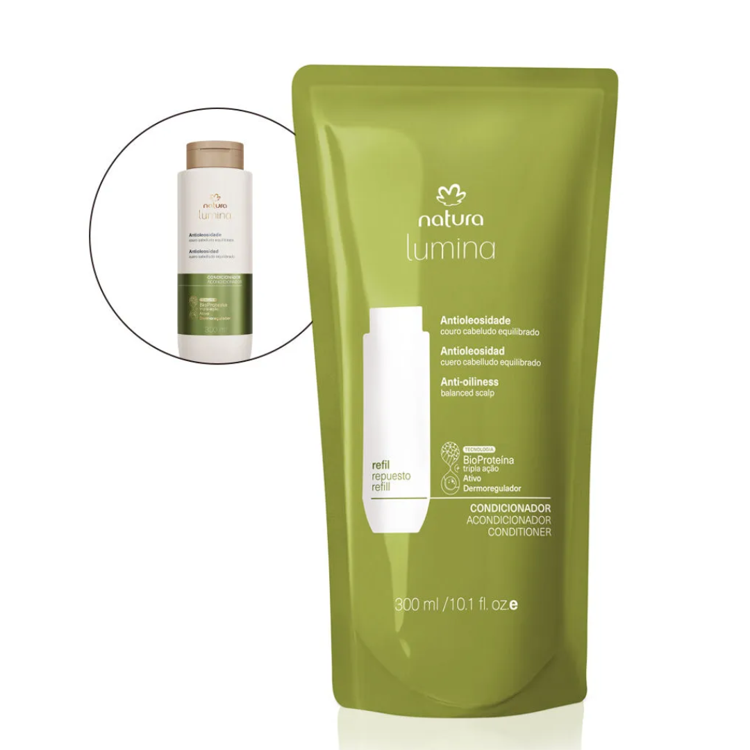 Lumina Antioleosidade Oily Hair Refill Balancing Condicioner 300ml Natura