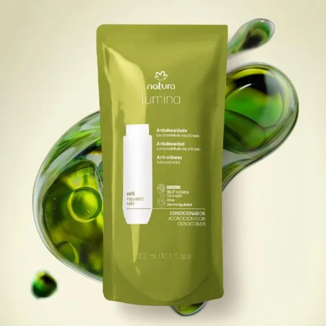 Lumina Antioleosidade Oily Hair Refill Balancing Condicioner 300ml Natura