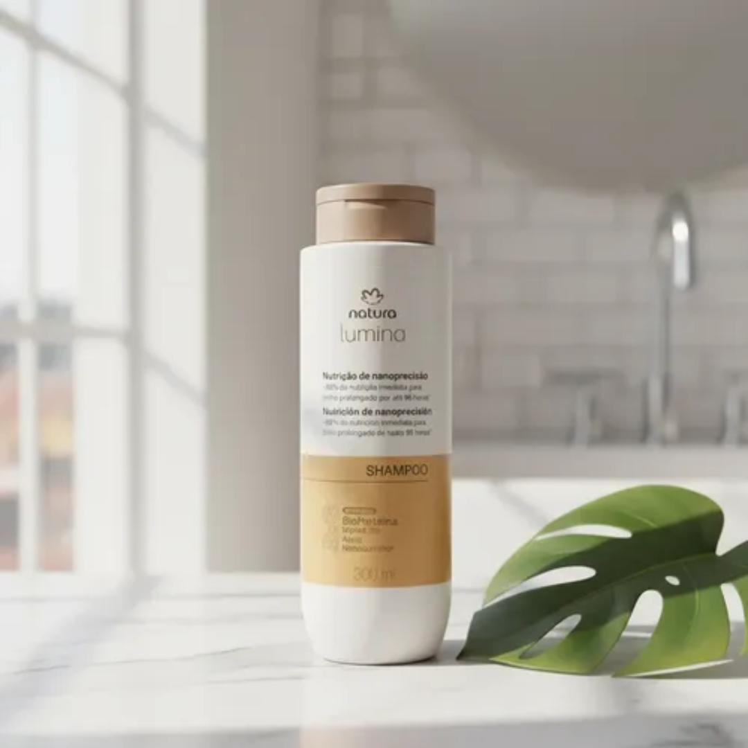 Lumina Nanoprecisao Nanoprecision Nutrition Hair Shampoo 300ml Natura
