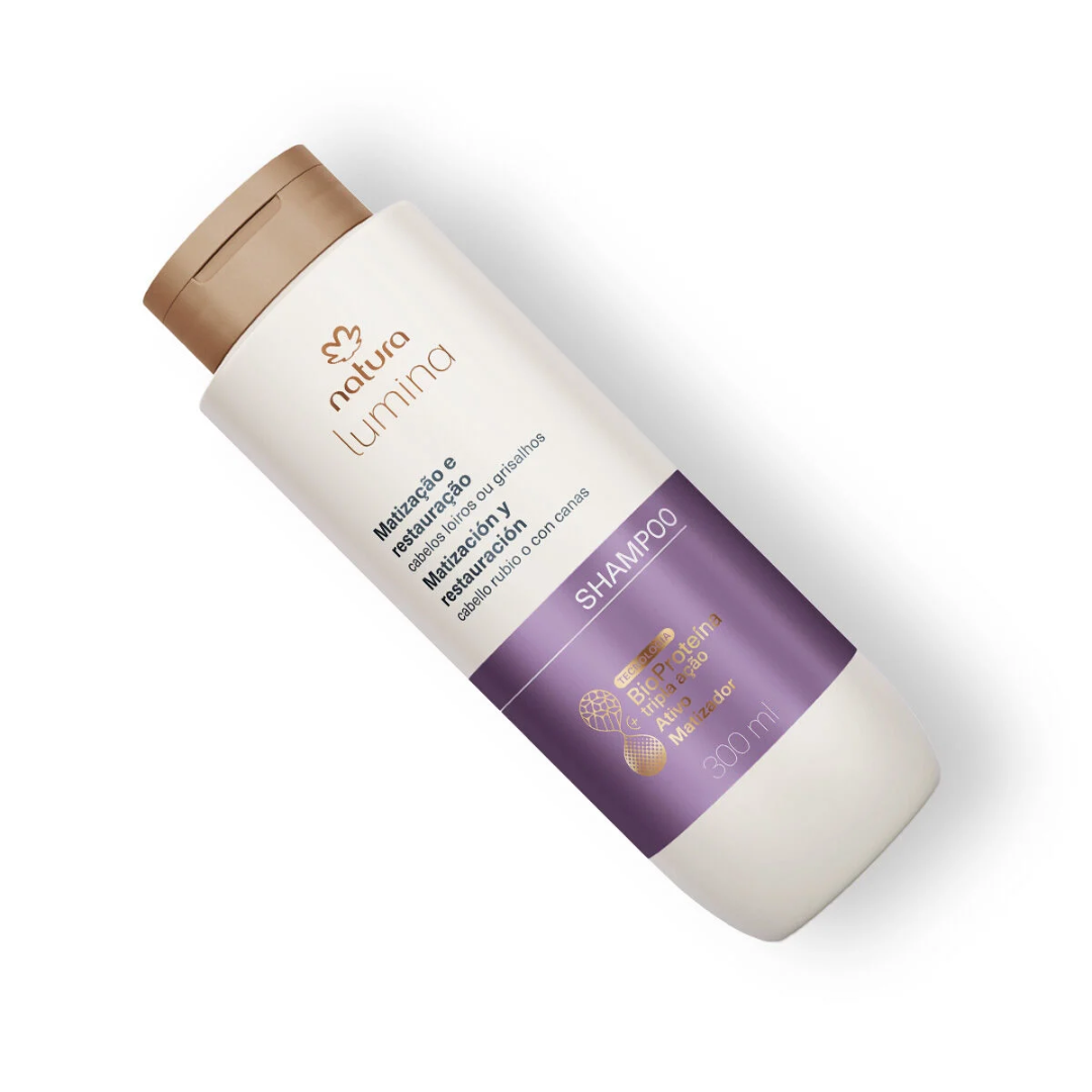 Lumina Toning Shampoo for Blonde & Gray Hair 300ml Natura