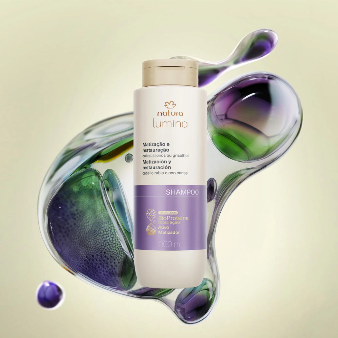 Lumina Toning Shampoo for Blonde & Gray Hair 300ml Natura