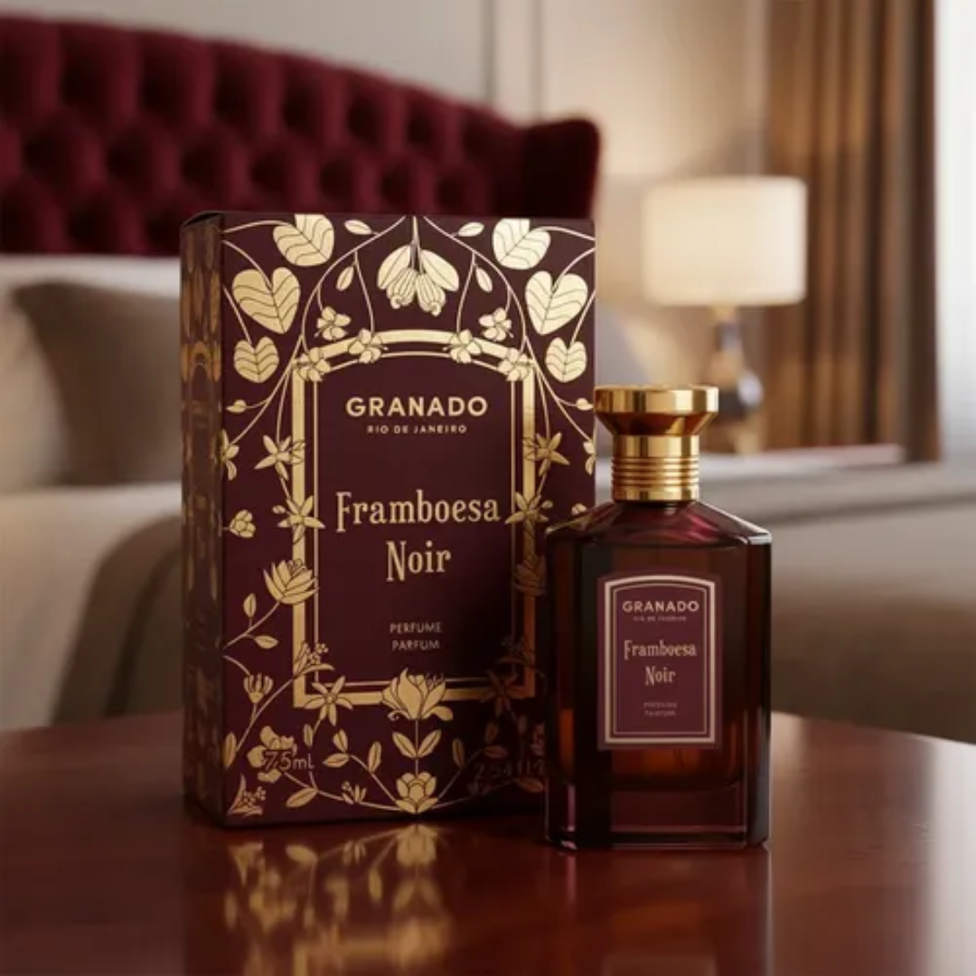 Framboesa Noir Eau de Parfum Raspberry & Leather Perfume 75ml Granado