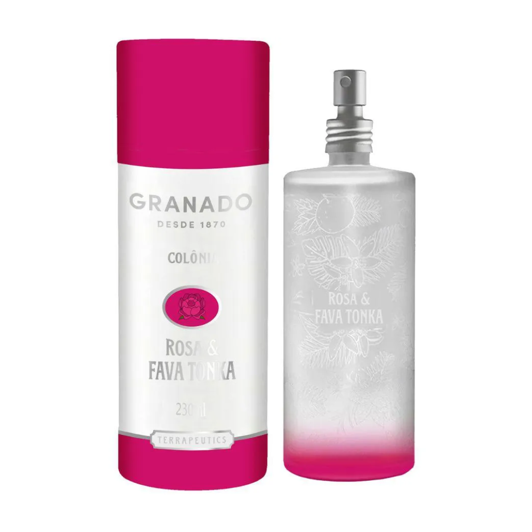 Rosa & Tonka Bean Body Cologne Floral Amber Gourmand Granado 230ml