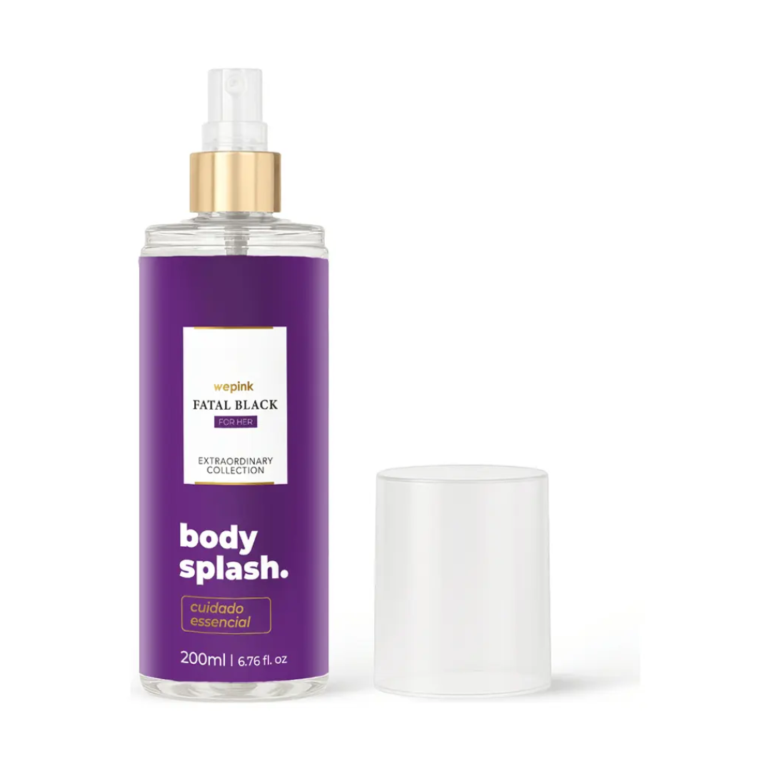 Fatal Black For Her Body Splash Saffron, Rose & Iris 200ml Wepink