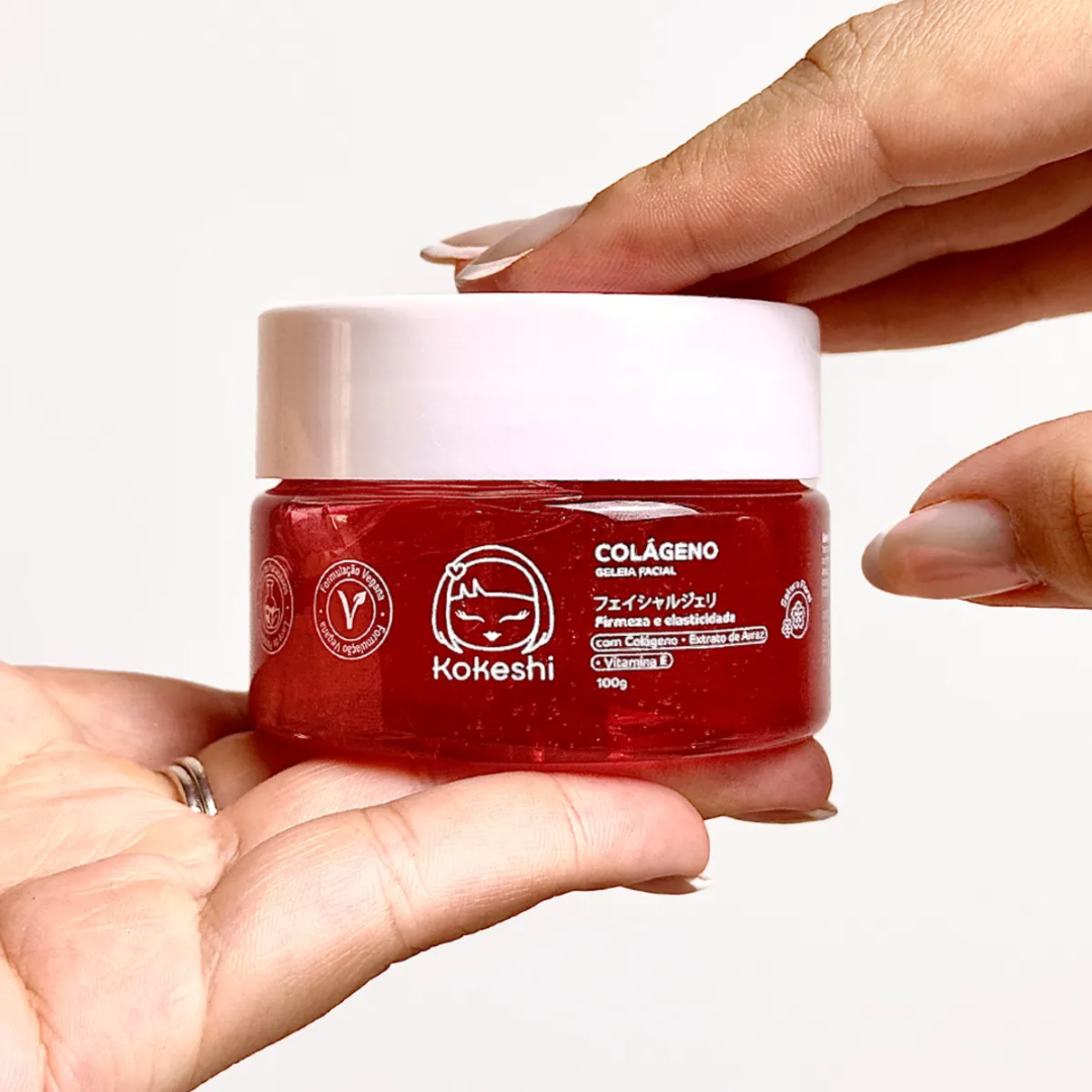 Collagen Facial Jelly Moisturizer Firming & Hydrating 100g Kokeshi