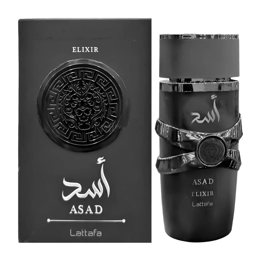 Asad Elixir Eau de Parfum for Men Intense Woody & Spicy Scent 100ml Lattafa