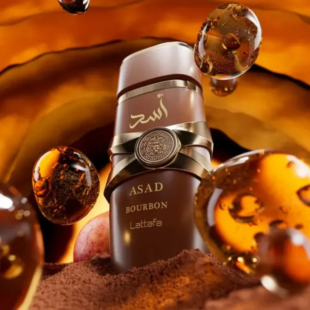 Asad Bourbon Eau de Parfum Arabic Vanilla & Spicy Perfume 100ml Lattafa