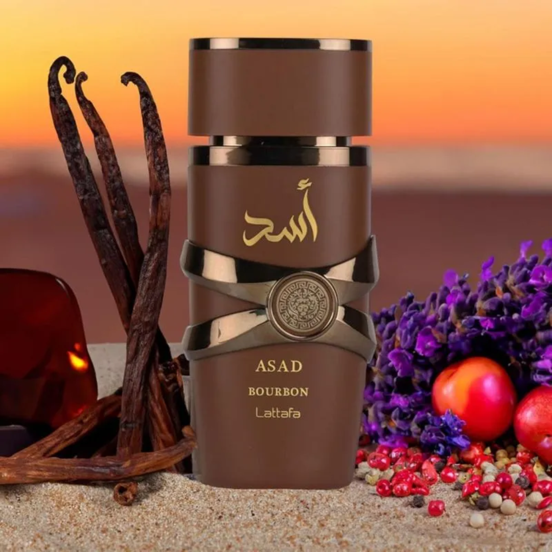 Asad Bourbon Eau de Parfum Arabic Vanilla & Spicy Perfume 100ml Lattafa
