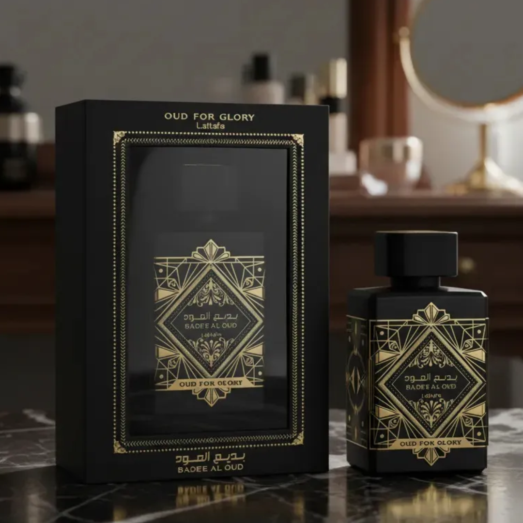 Oud for Glory Eau de Parfum Unisex Arabic Oud Woody Perfume 100ml Lattafa