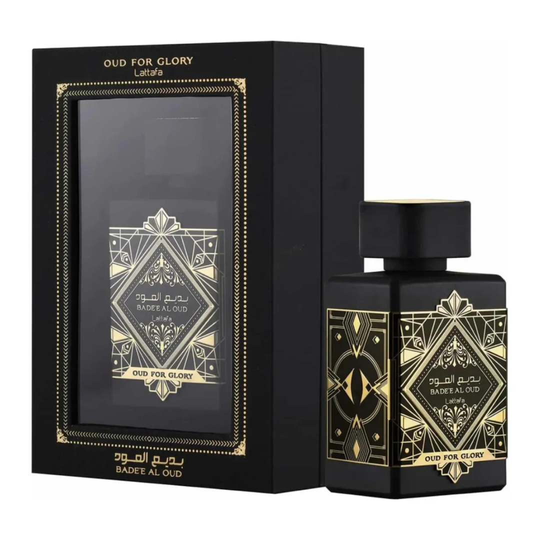 Oud for Glory Eau de Parfum Unisex Arabic Oud Woody Perfume 100ml Lattafa