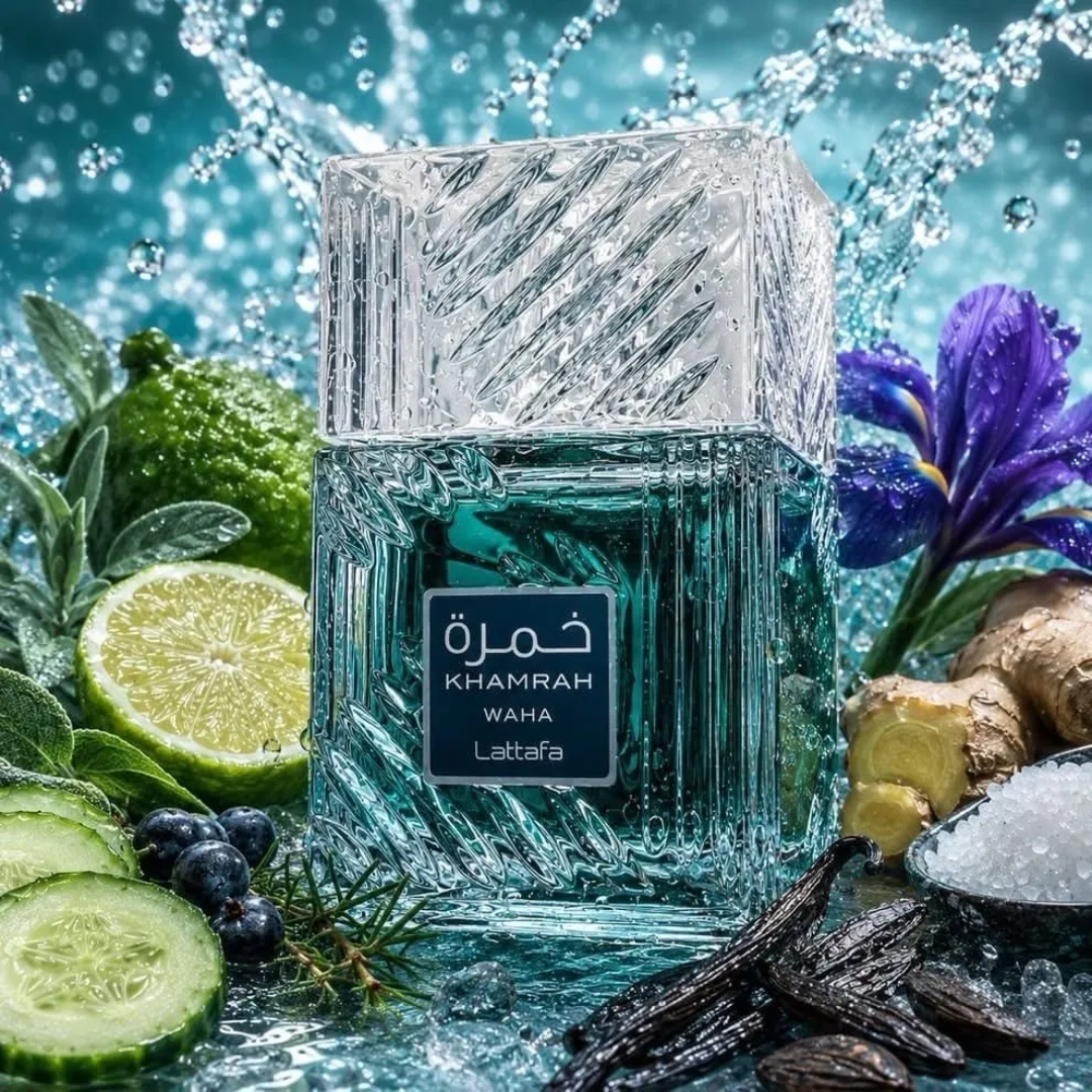 Khamrah Waha Eau de Parfum Arabic Unissex Perfume 100ml Lattafa