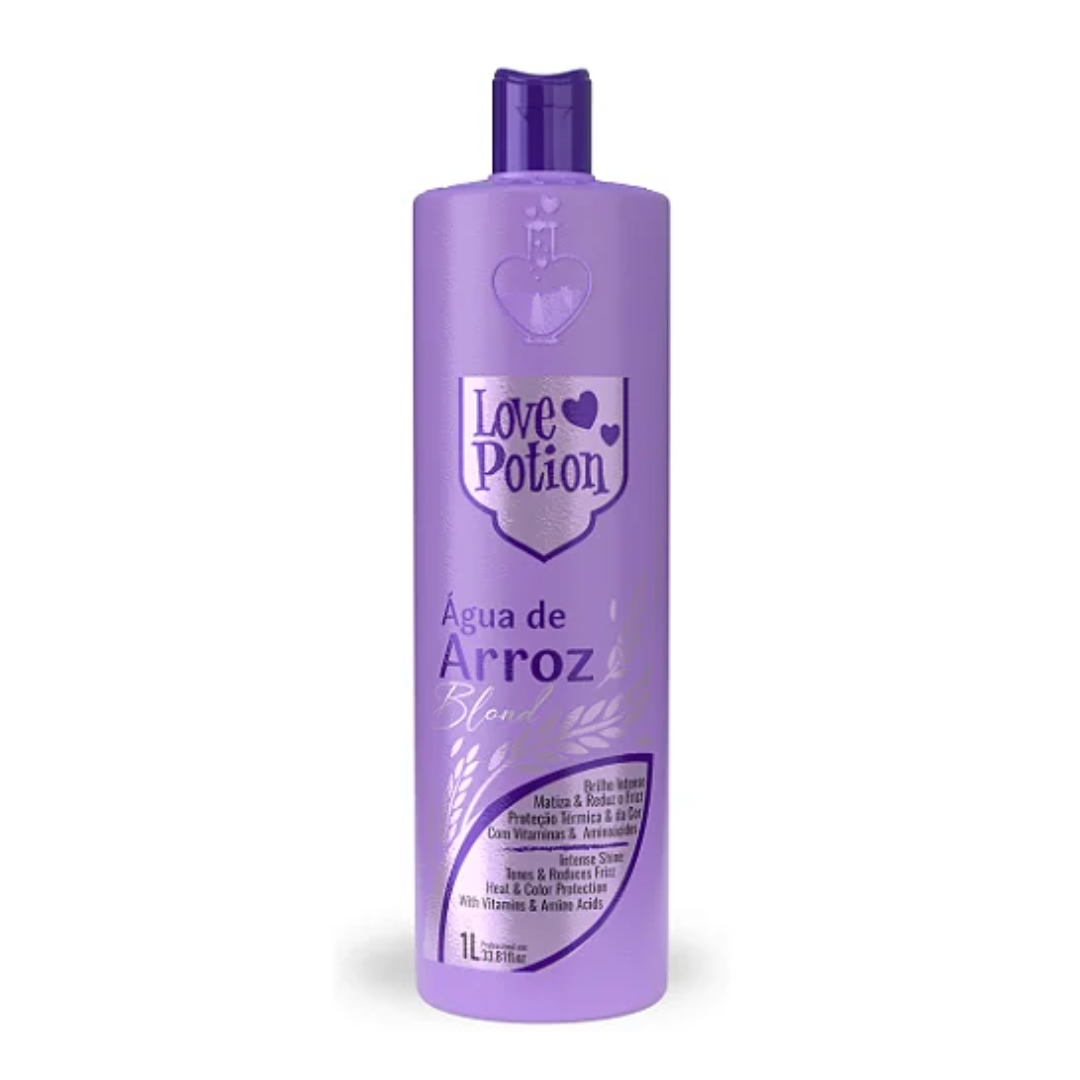 Rice Water Blond Purple Toning Hair Mask for Blonde Hair 1L Love Potion