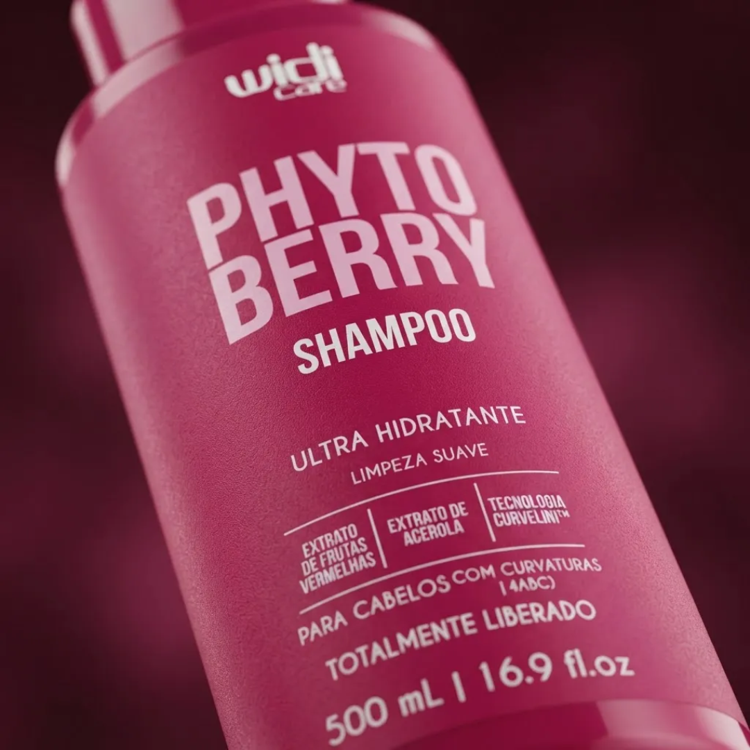 PhytoBerry Ultra Hydrating Shampoo for Curly Hair 500ml Widi Care