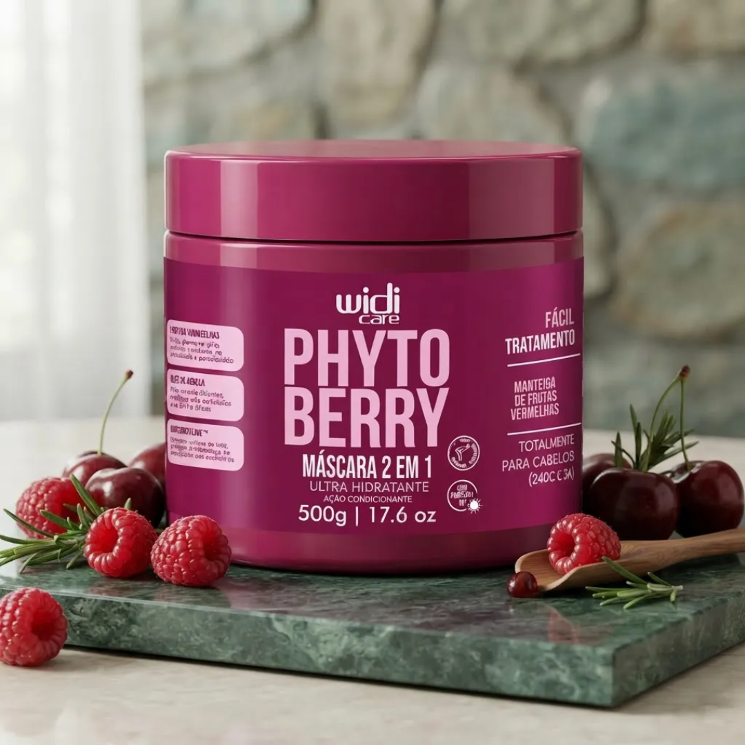 PhytoBerry 2-in-1 Ultra Hydrating Curly Hair Mask 500g Widi Care