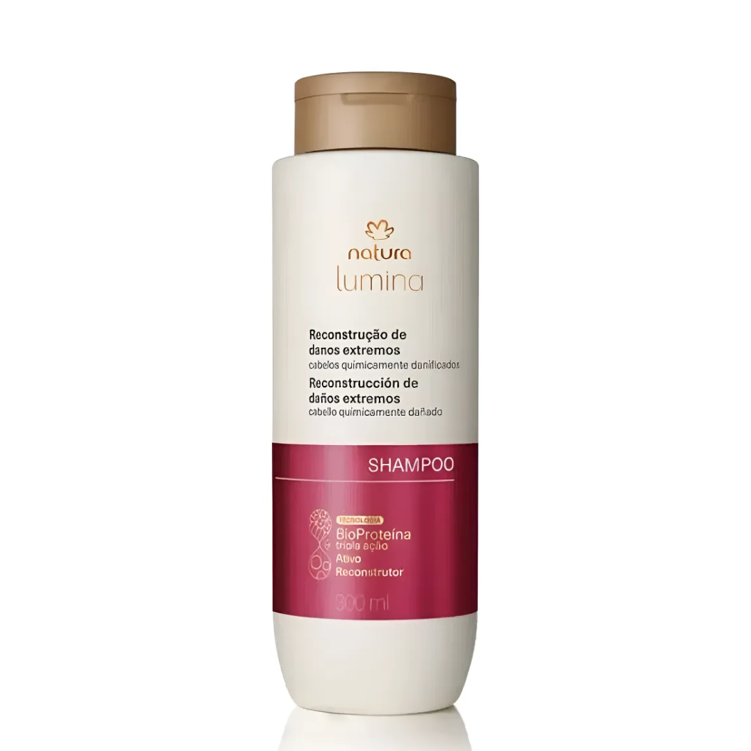 Lumina Reconstrução de Danos Damage Hair Repair Shampoo 300ml Natura