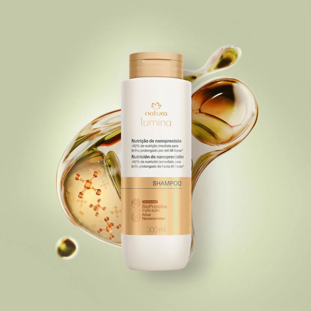 Lumina Nanoprecisao Nanoprecision Nutrition Hair Shampoo 300ml Natura