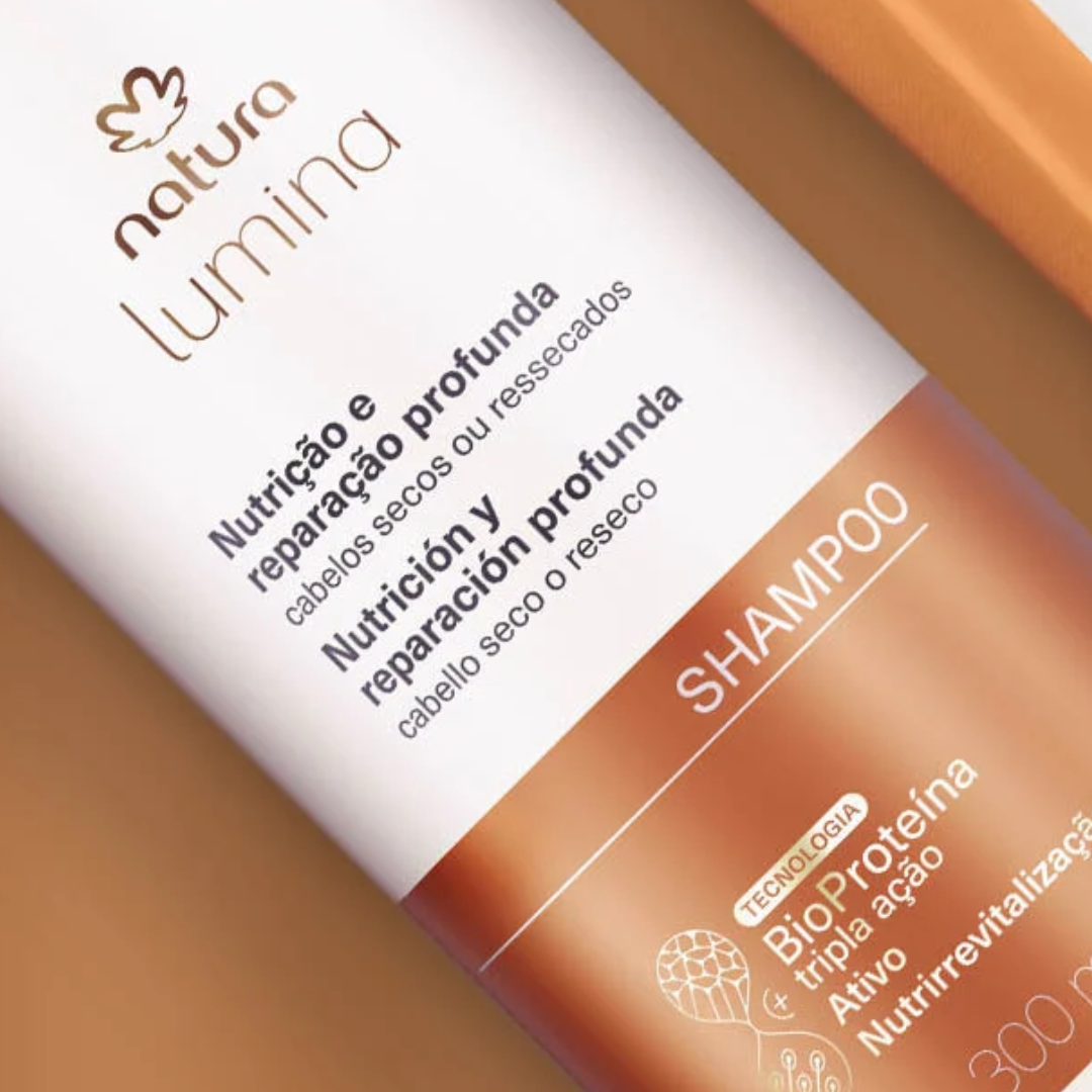 Lumina Nutrição e Reconstrução Deep Nutrition & Repair Shampoo 300ml Natura