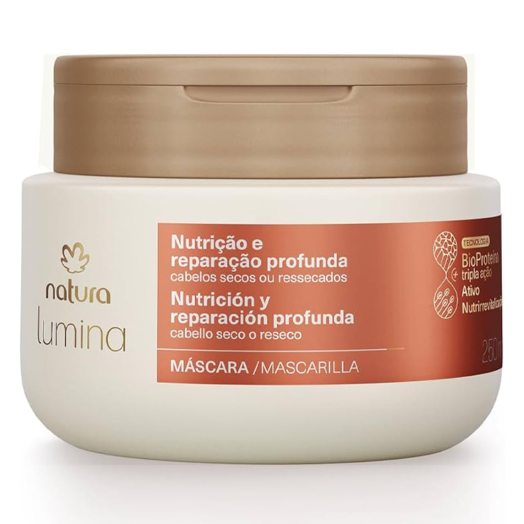 Lumina Nurição e Reparação Nutrition & Repair Hair Mask 250ml Natura