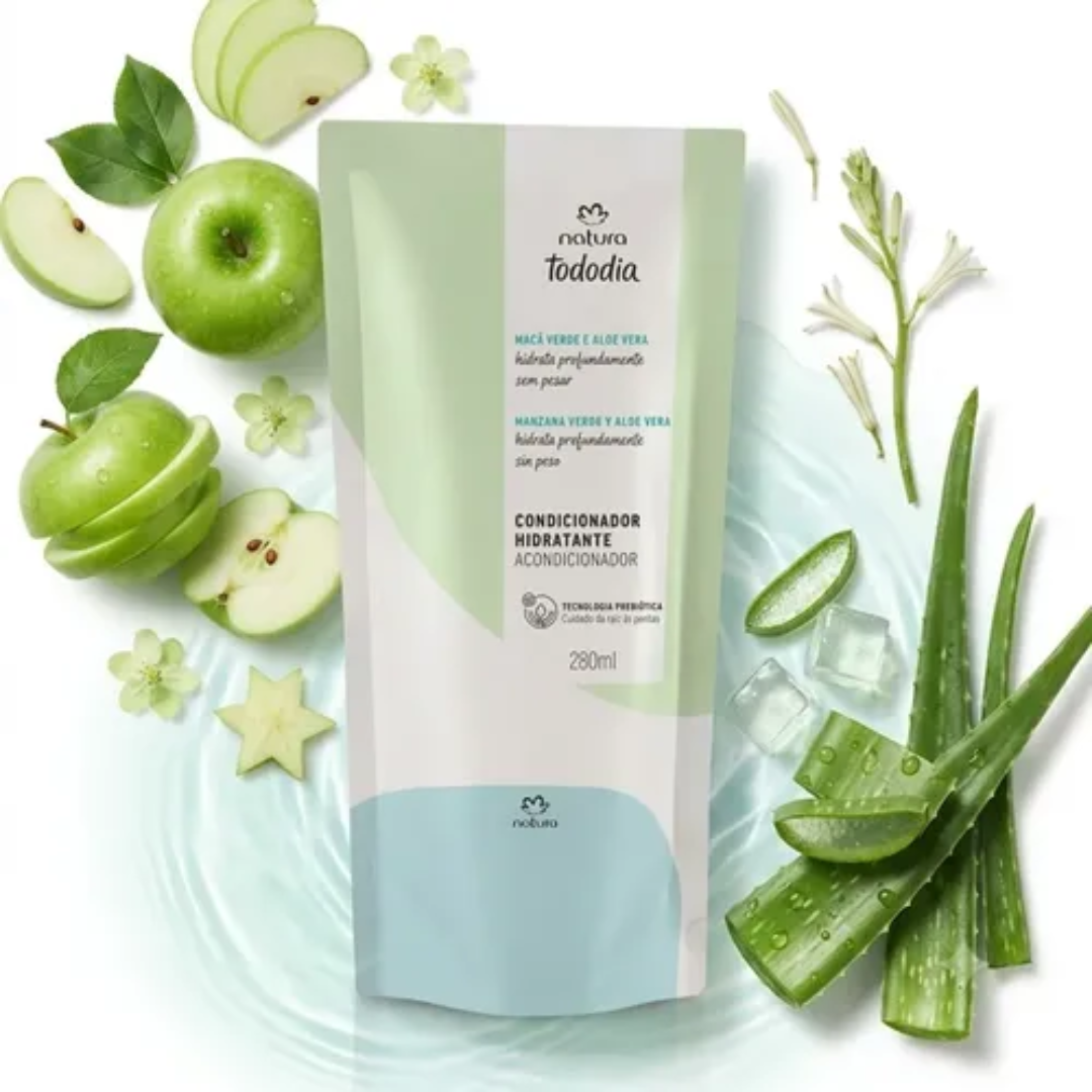 Tododia Green Apple Babosa Hydrating Conditioner Refill 280ml Natura