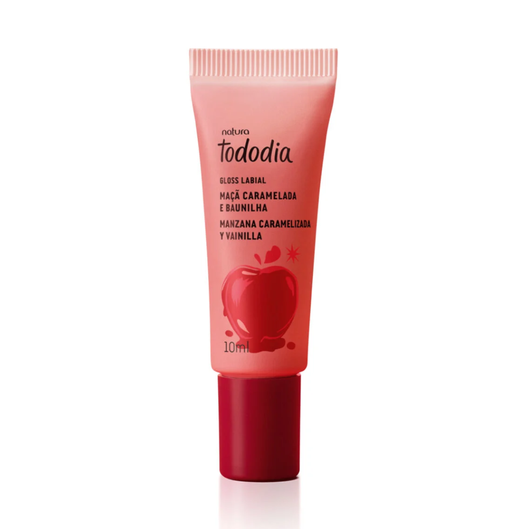 Tododia Caramelized Apple & Vanilla Tinted Lip Gloss 10ml Natura