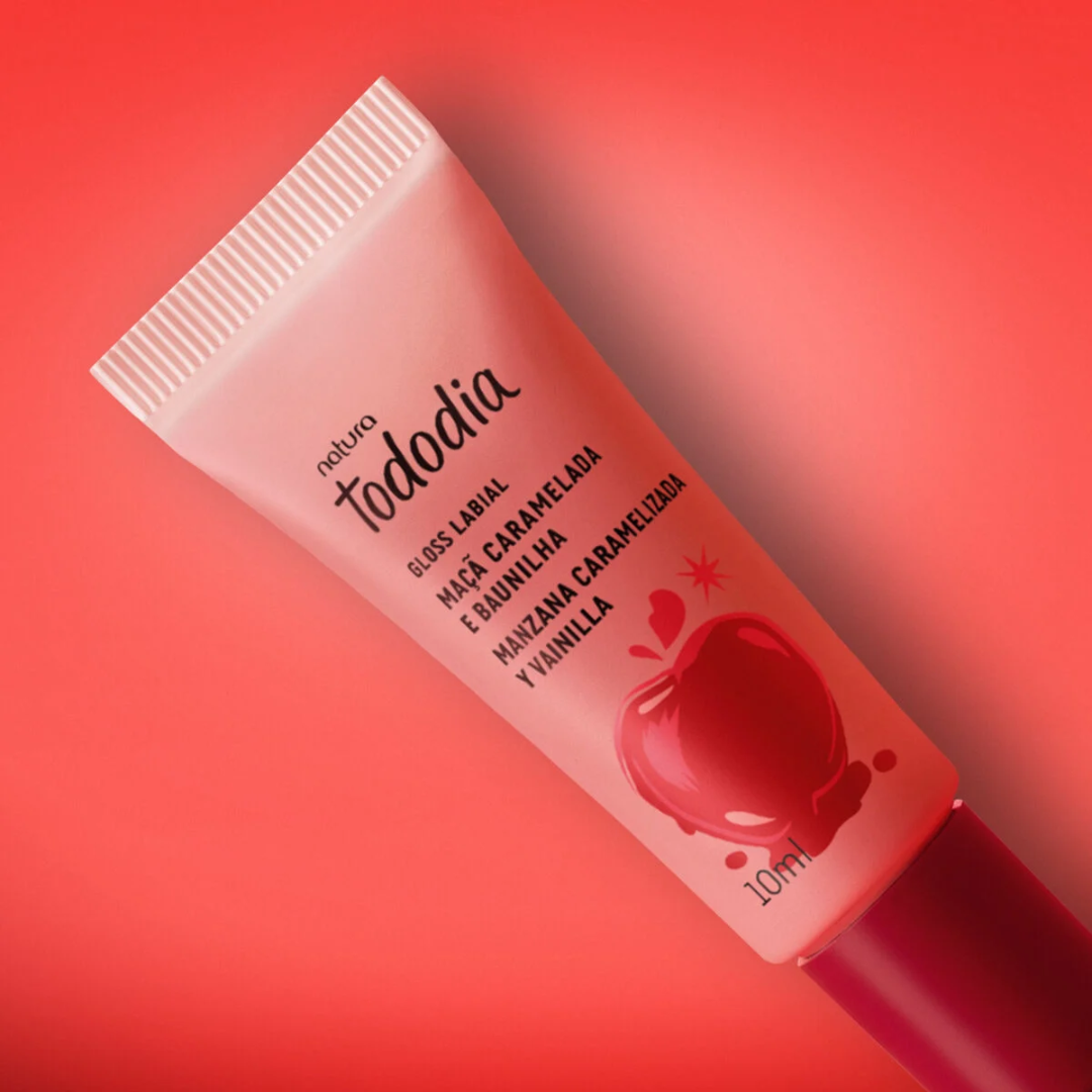 Tododia Caramelized Apple & Vanilla Tinted Lip Gloss 10ml Natura