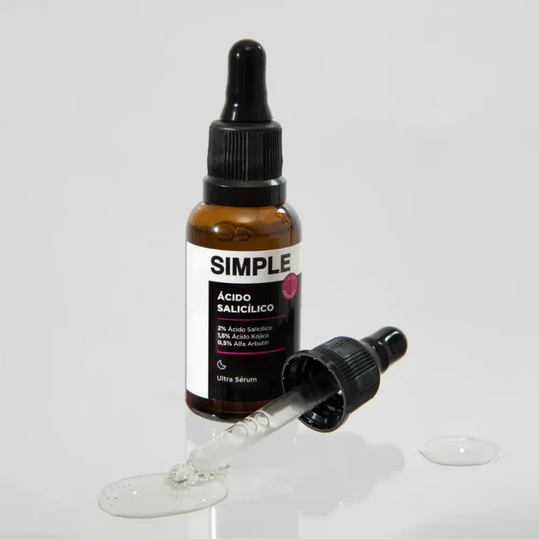 Salicylic Acid Ultra Face Serum Daily Skin Care 30ml Simple Organic