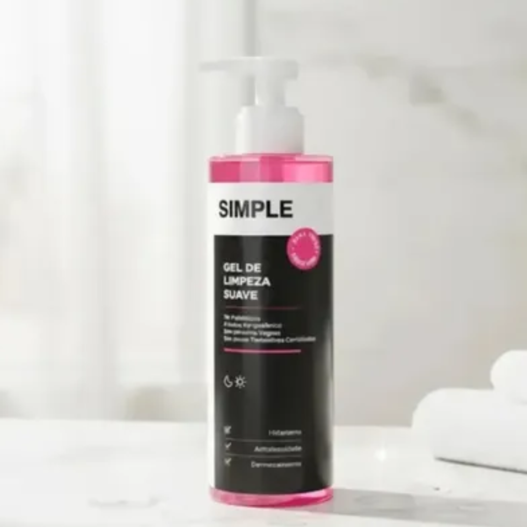 Gentle Cleansing Gel Sensitive Skin Facial Cleanser Simple 350g Organic