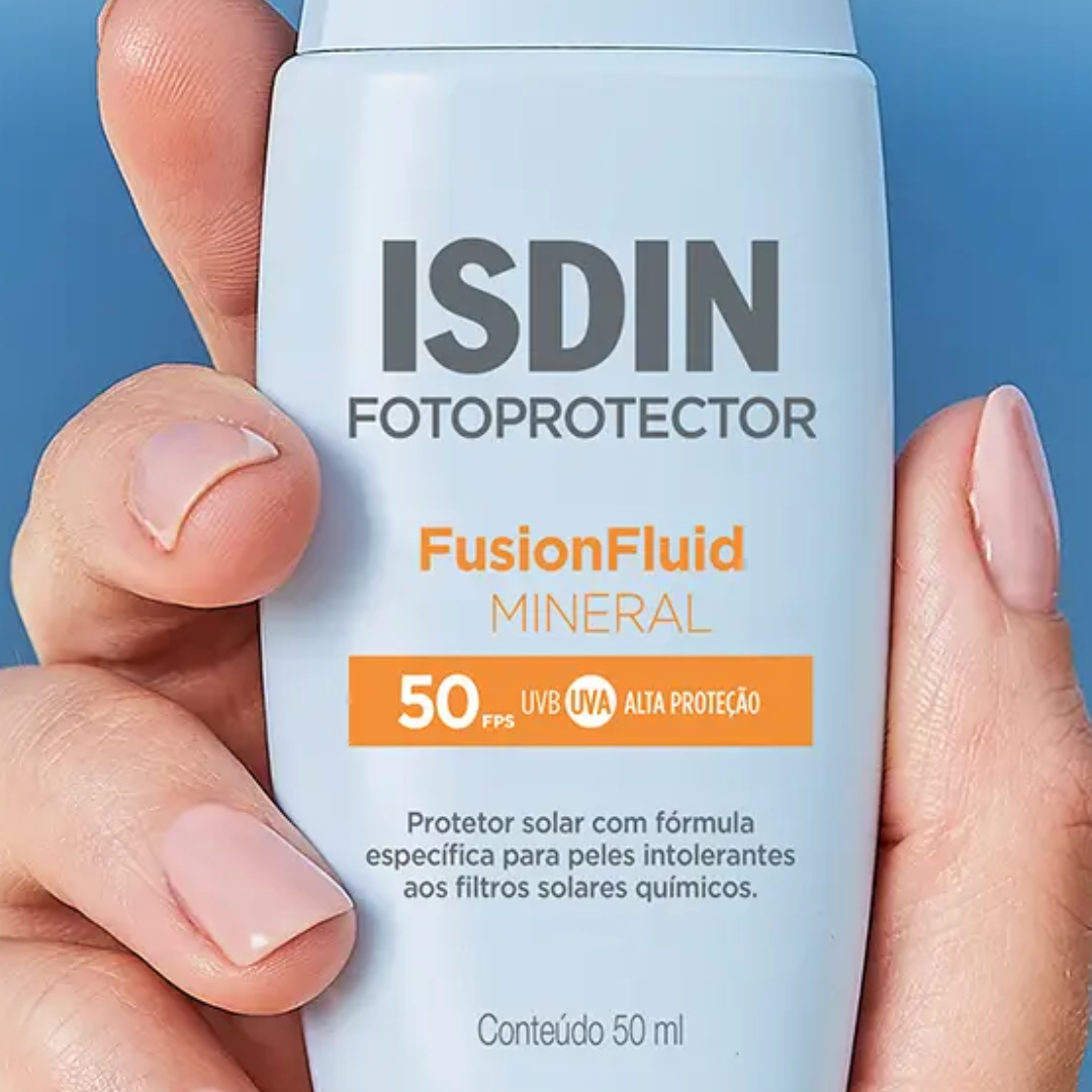 Fusion Fluid Mineral SPF 50 Facial Sunscreen Skin Protection 50ml ISDIN