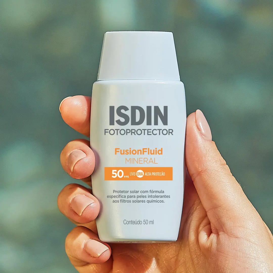 Fusion Fluid Mineral SPF 50 Facial Sunscreen Skin Protection 50ml ISDIN