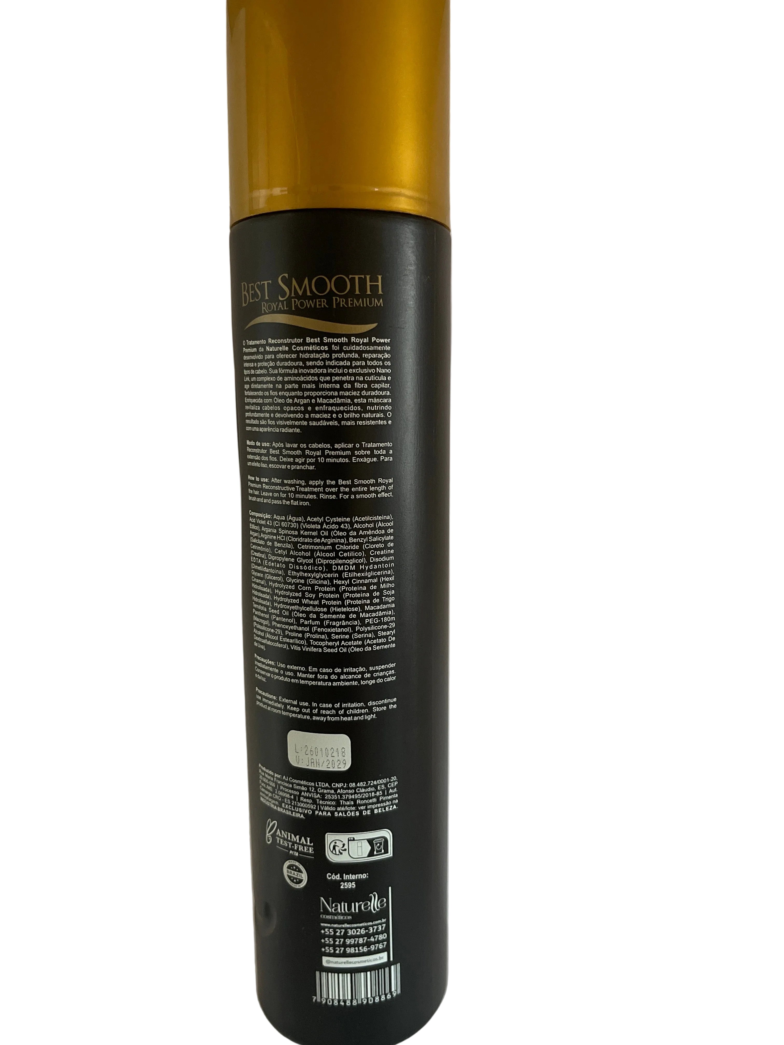 Best Smooth Royal Power Premium Organic Protein Hair Treatment 1L - Naturelle