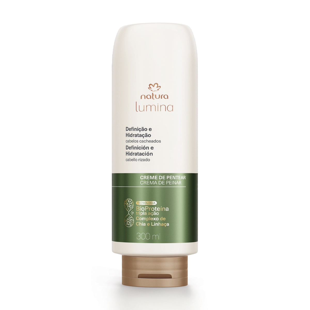 Natura LUMINA Pentear Brilho Intenso Cabelos Cacheados / Cream Of Combing Intense Curly Hair - 300ml