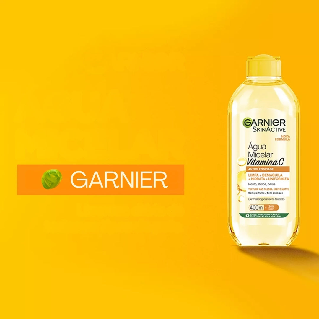 Skin Active Anti-oilness Micellar Water Vitamin C Facial Daily Care 400ml Garnier
